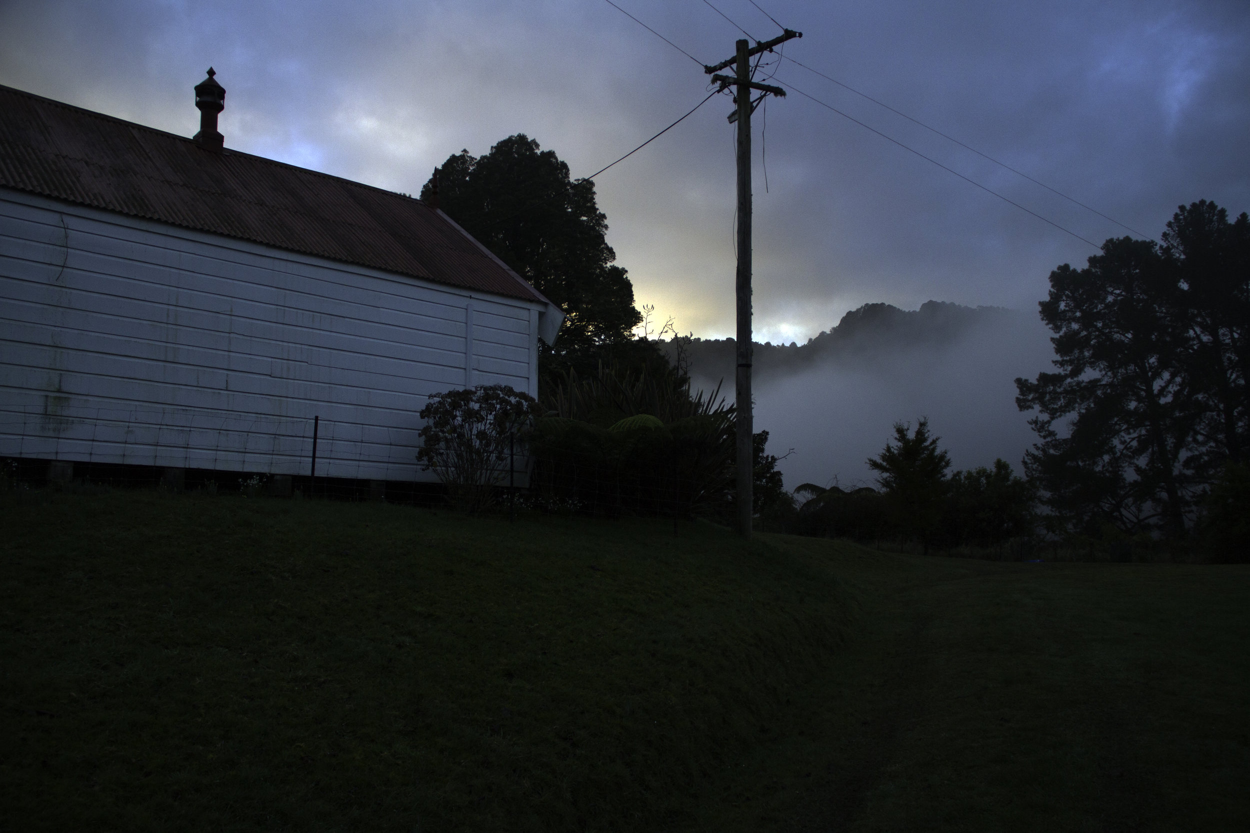 Fog in Whanganui, 2017