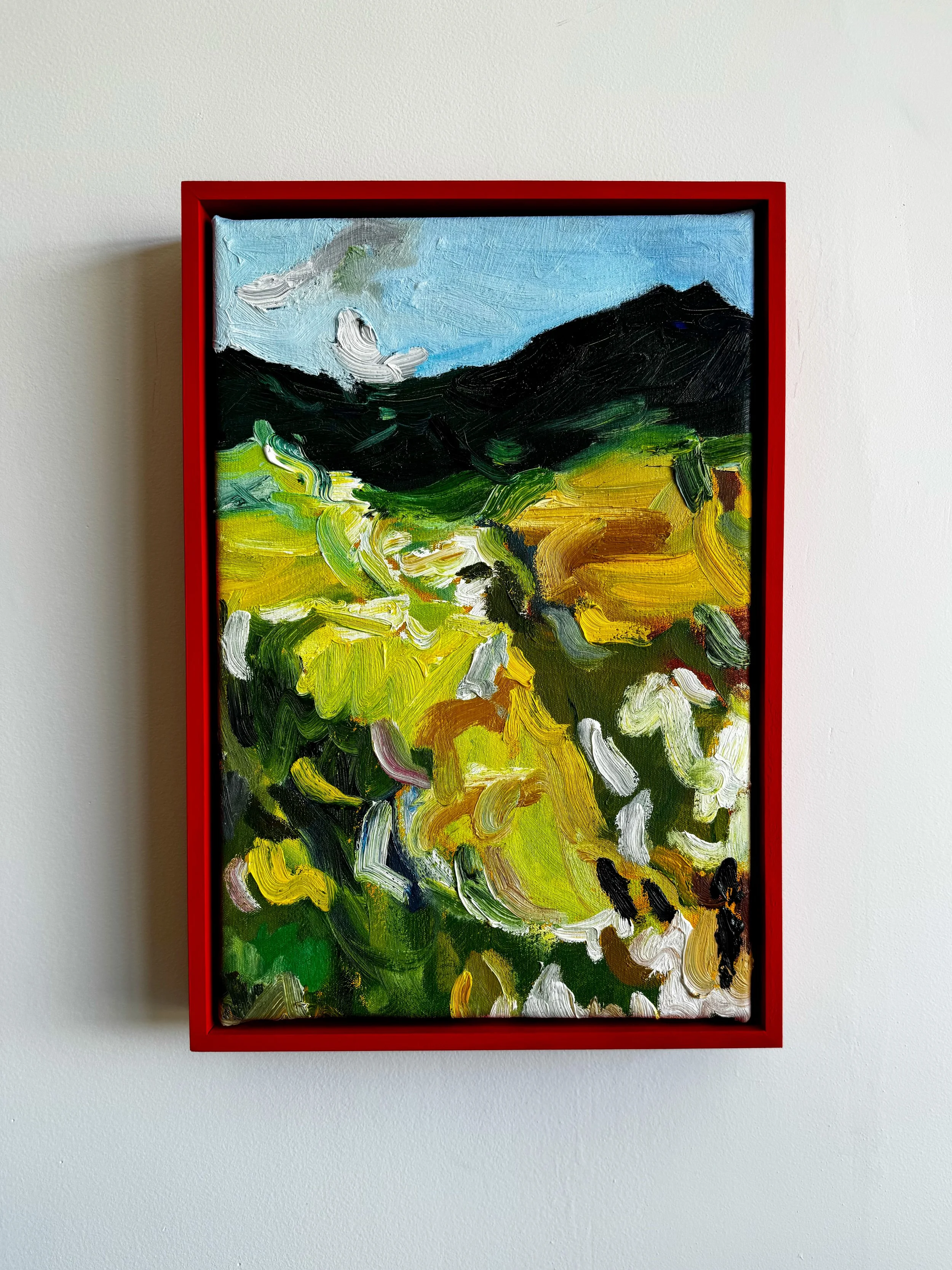 Karangahake Gorge, 2025, oil on canvas, 450 x 300mm (480 x 330 x 60mm framed)