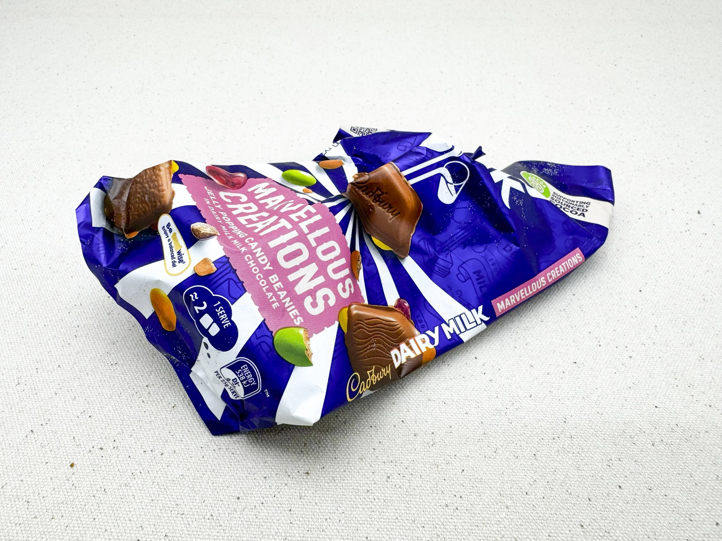 Marvellous Creation Dairy Milk Chocolate Wrapper