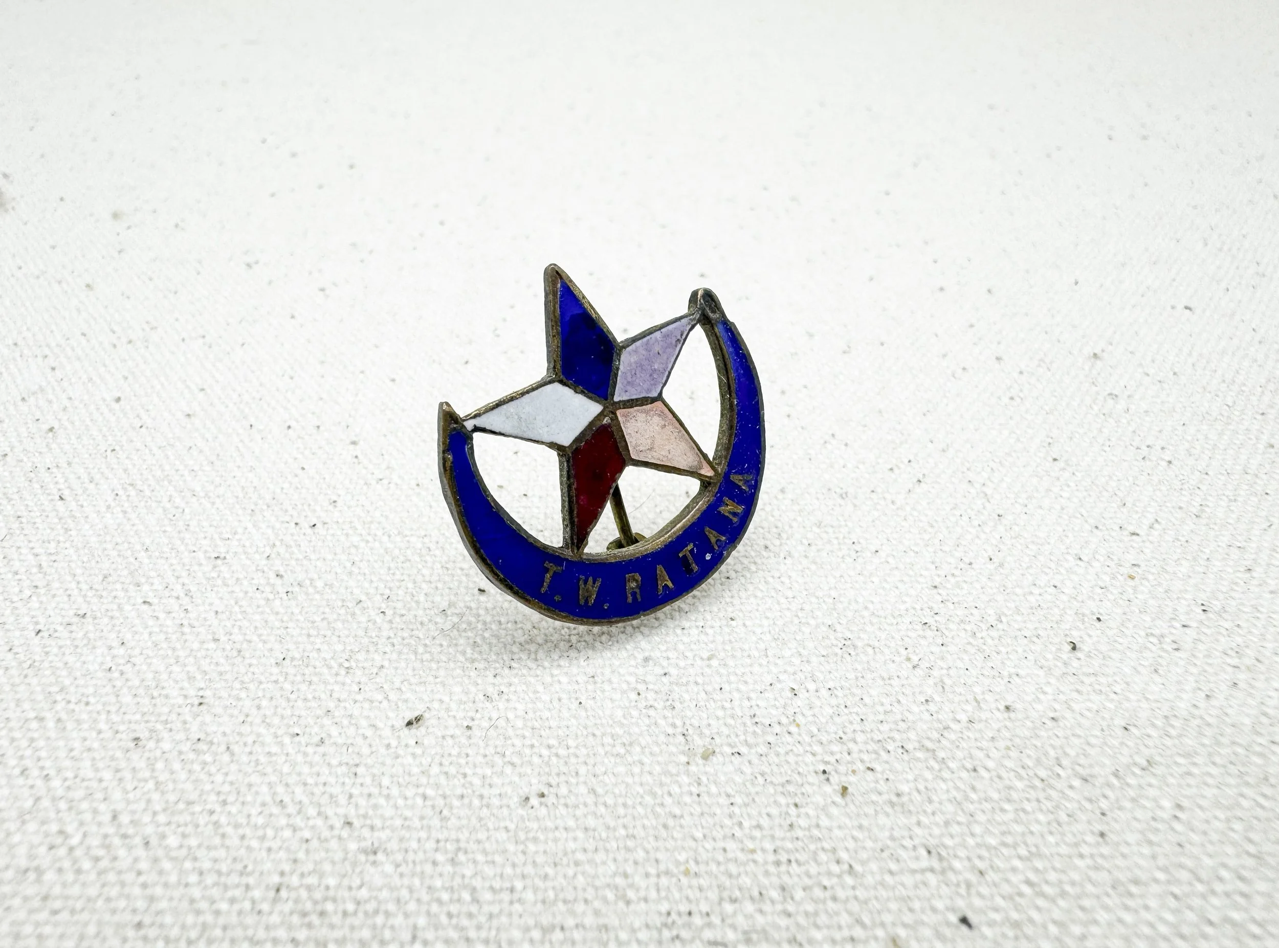T W Ratana brooch