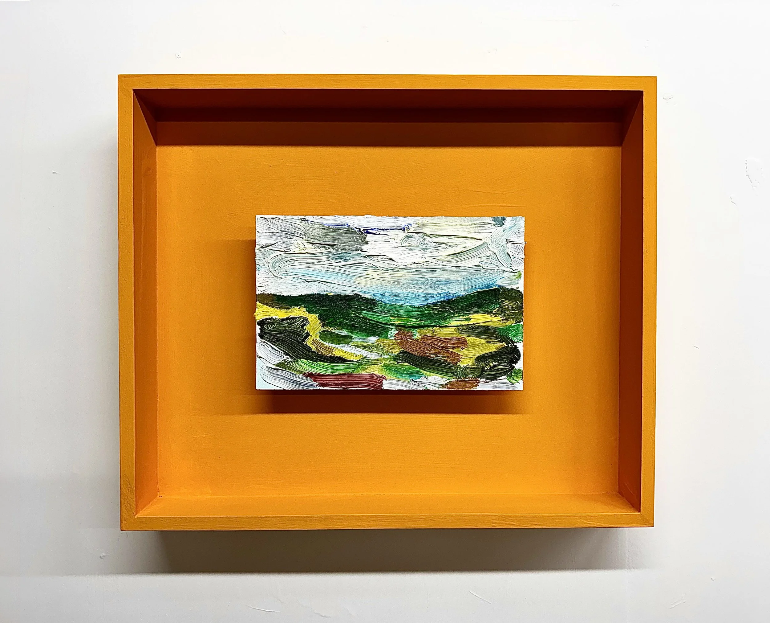 Lost to Suburban sprawl but I guess the next gen makes their own story, 2026, oil on board, 