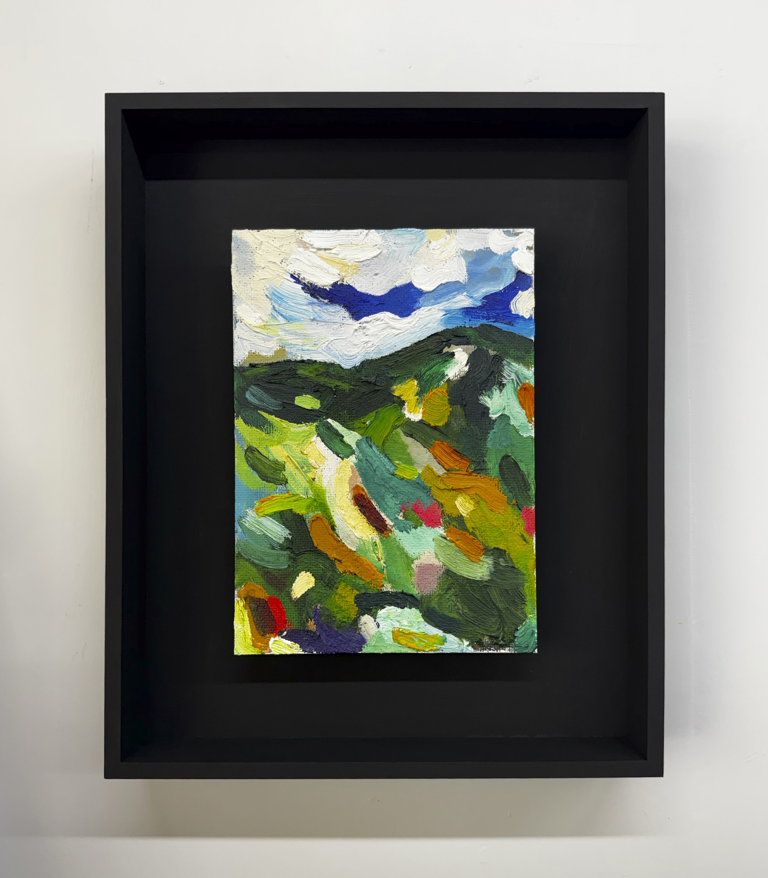 Eat the Bracken Fern, 2026, oil on board, 253 x 180mm (framed 391 x 319 x 60mm)