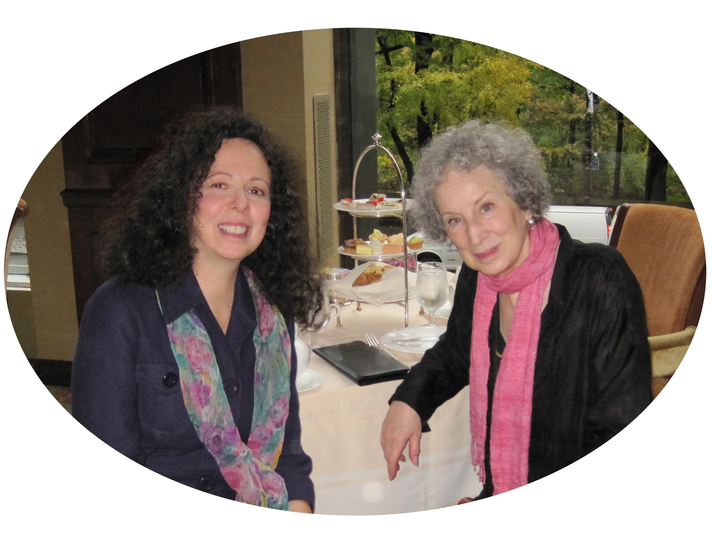 Tea with my mentor Margaret Atwood at her New York hotel