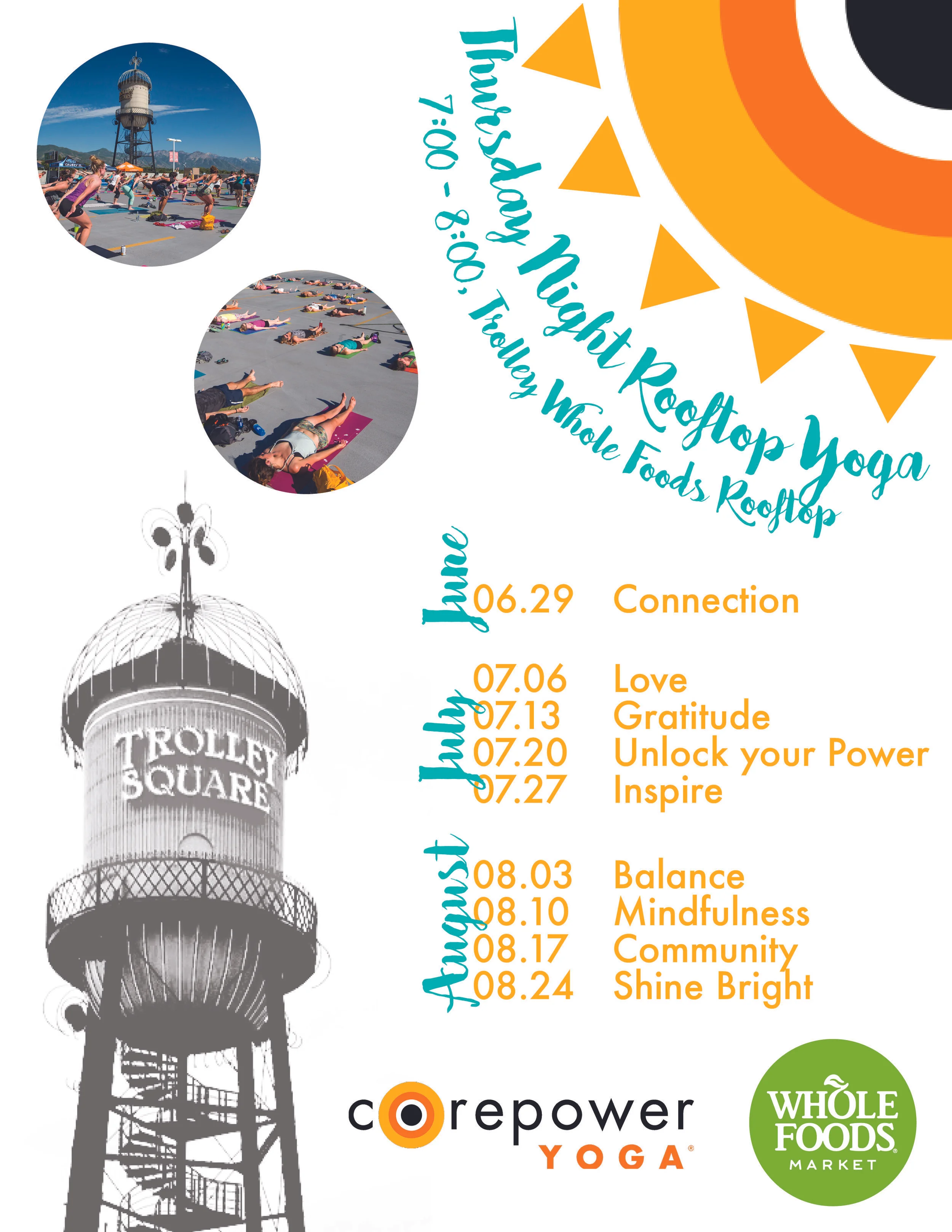 Thursday Night Rooftop Yoga - "Shine Bright"