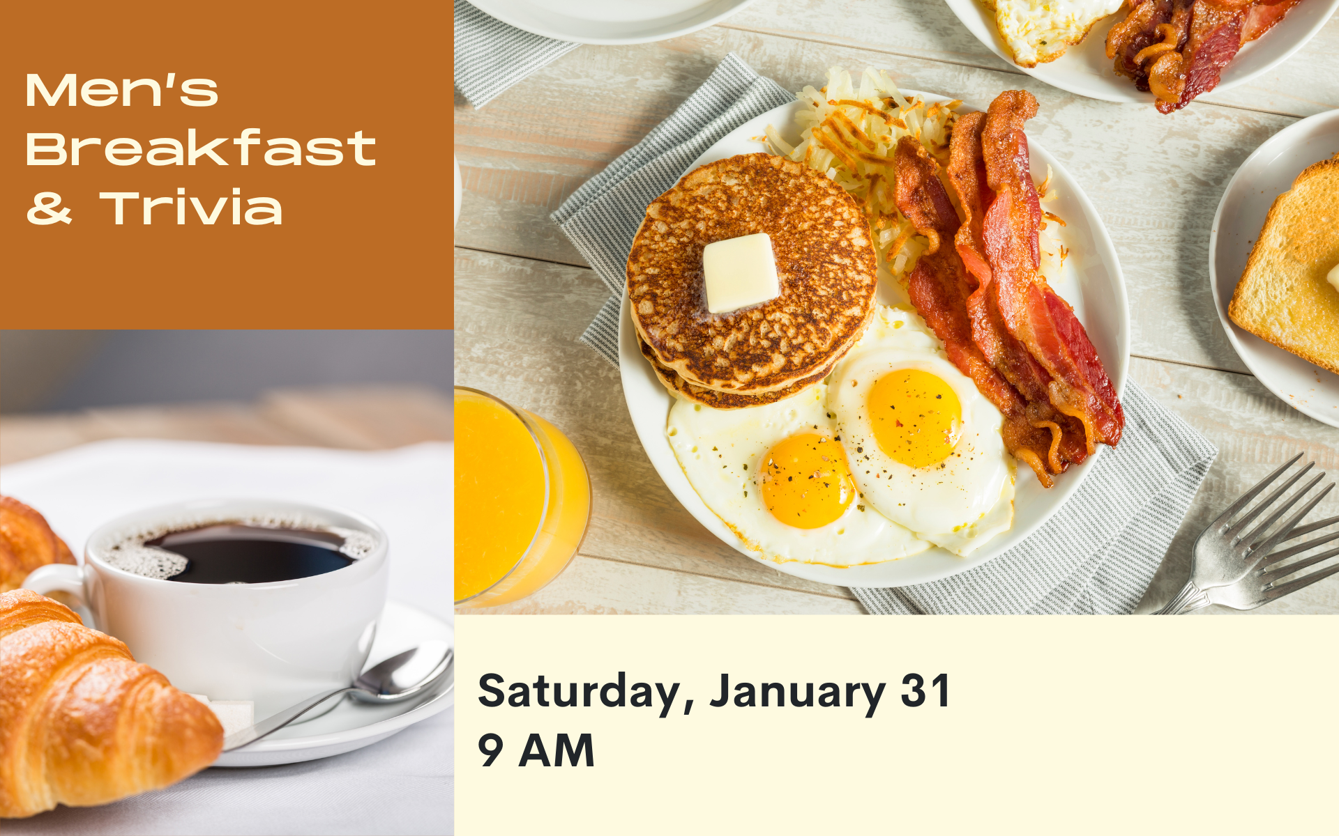 Men’s Breakfast &amp; Trivia