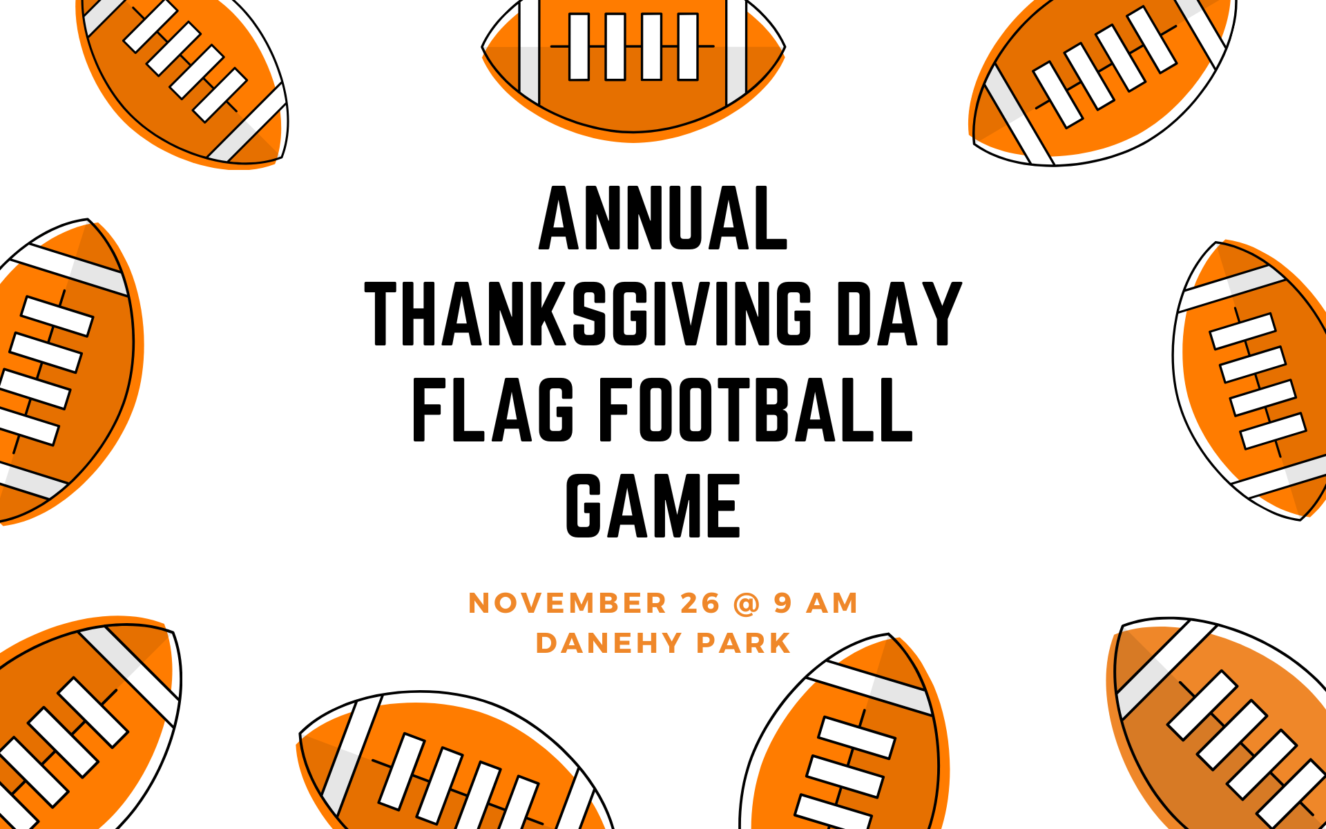 Annual Thanksgiving Day Flag Football Game