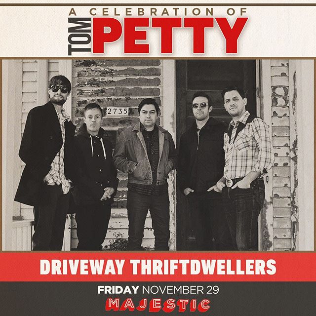 We're really looking forward to the annual celebration of Tom Petty at @majesticmadison the day after Thanksgiving (Nov 29). This year we're excited to have @dantedescomusic, @the_civil_engineers and @mightywheelhouse on the bill. Good chance of a se