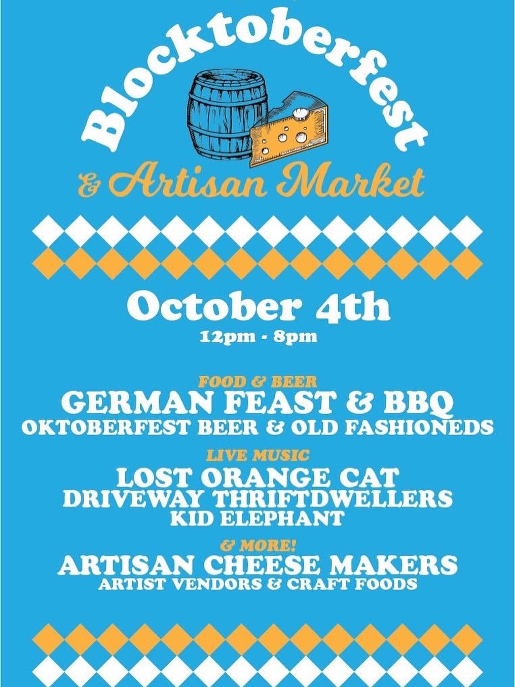 We&rsquo;re playing on a street in West Allis! Tomorrow 10/4 68th and Beecher. Prost!