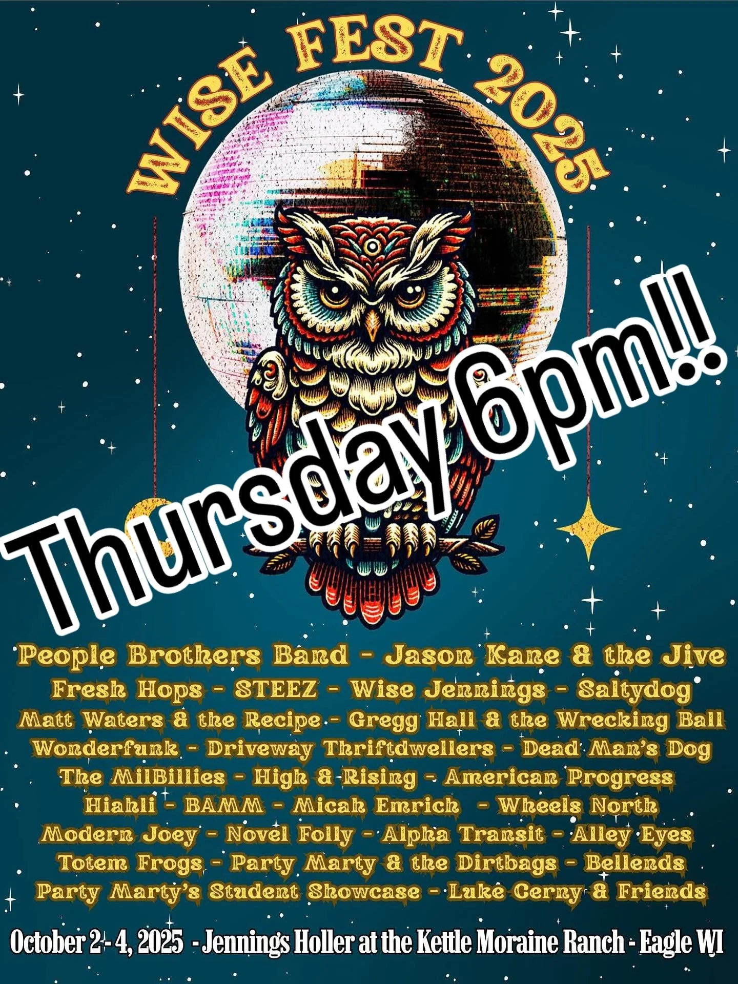 Great times up at @stonelinevalley and The Big Dipper this week. Next up is Wise Fest this Thursday!