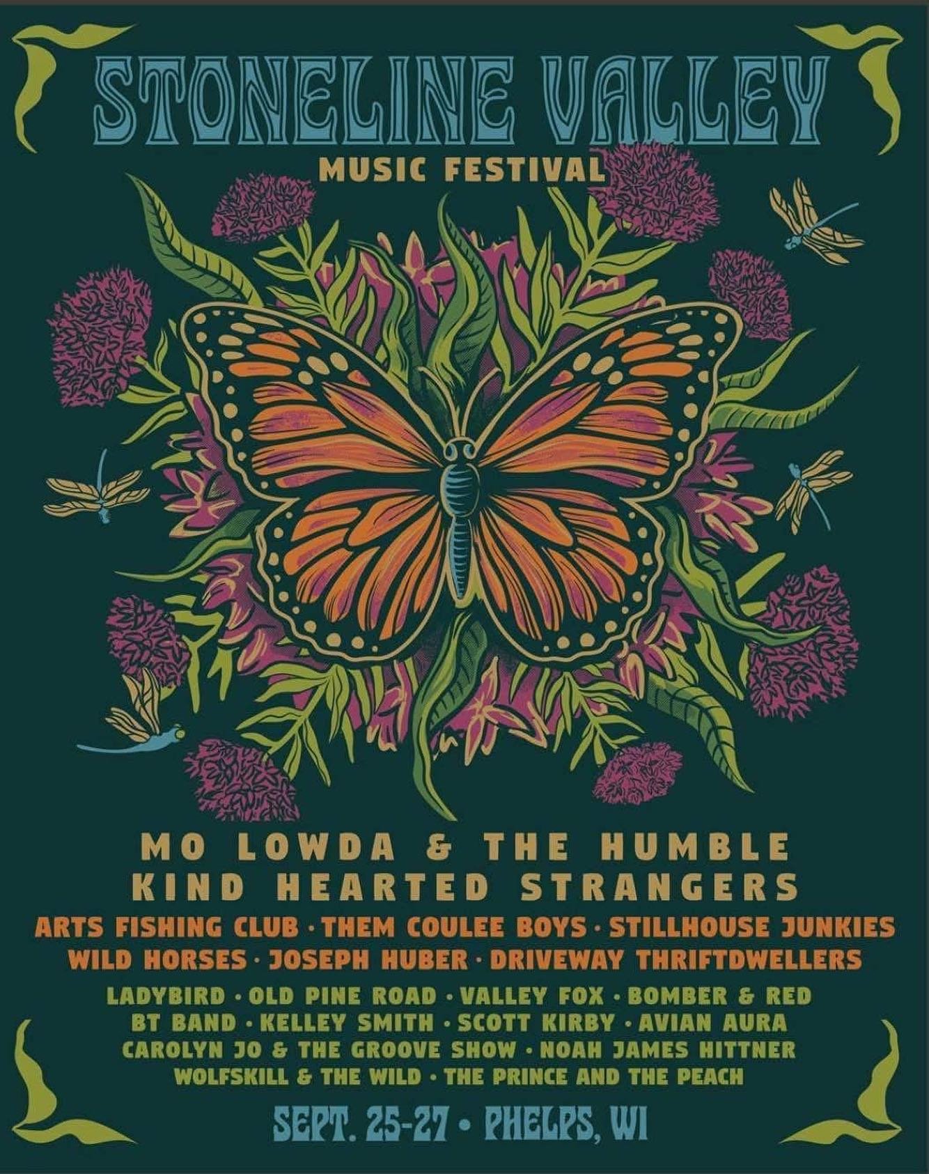 @stonelinevalley in Phelps, WI tonight! We&rsquo;re on after Old Pine Road and before @themcouleeboys.