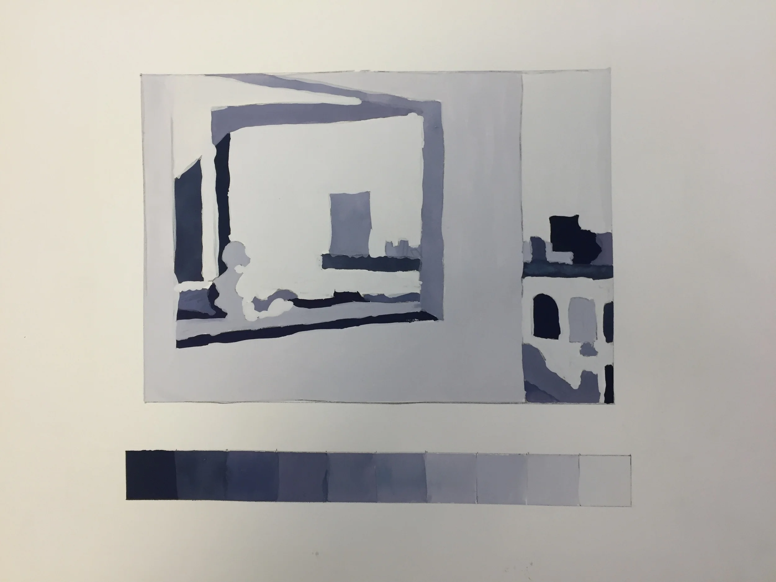 Office in a Small City, Cool Mixed Black Deconstruction