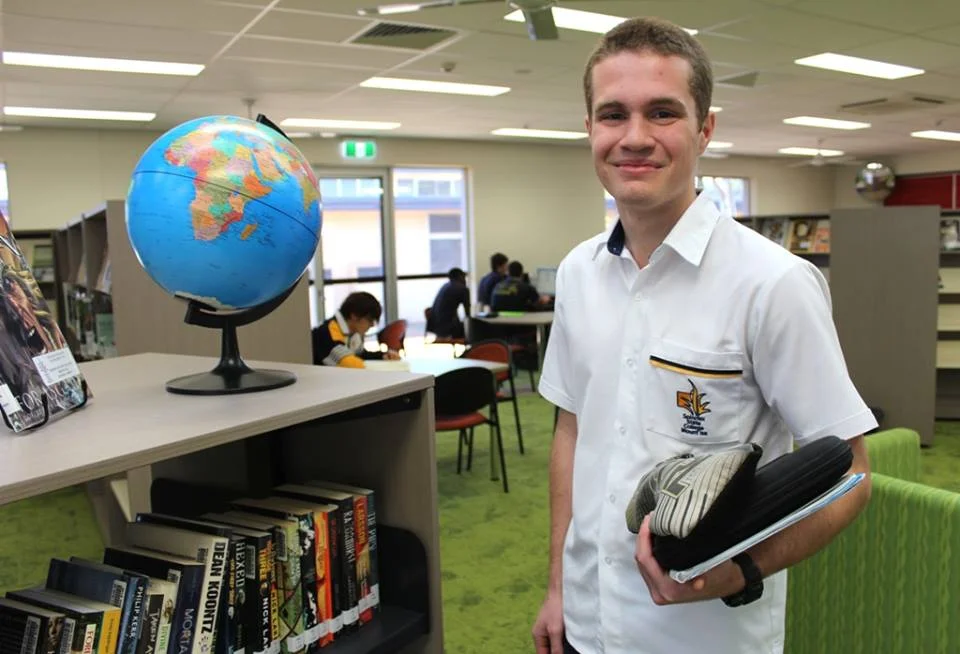 Aidan at Spinifex State College