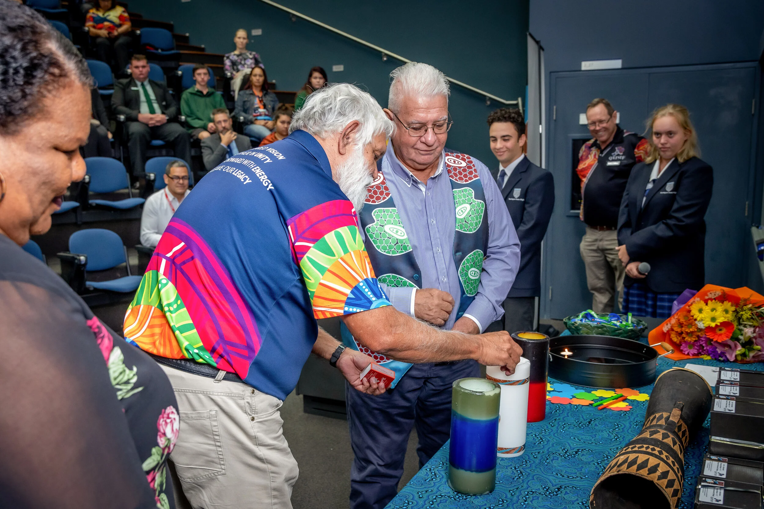 Elders lighting our QATSIF Elders’ Candle