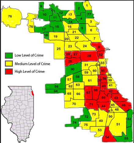 Survey Data Analysis: Mapping Community Areas by Index Crime Levels