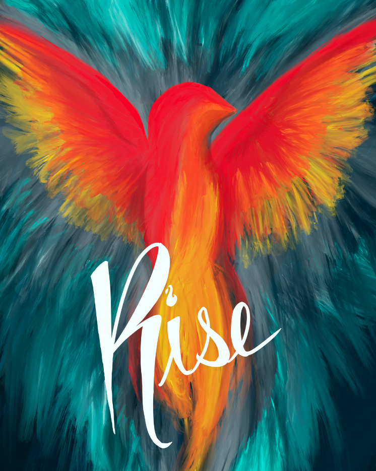 "Rising Phoenix" Digital Illustration