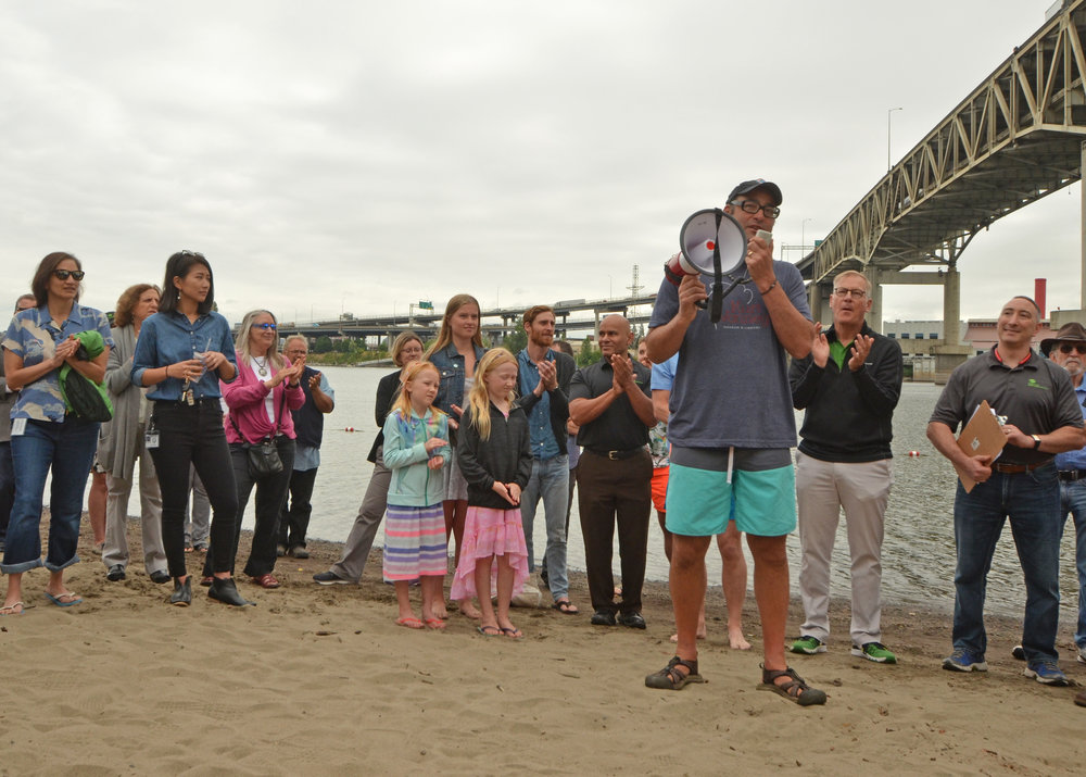  The Human Access Project's Willie Levenson gives the background on Poet's Beach and how it got its nickname. 