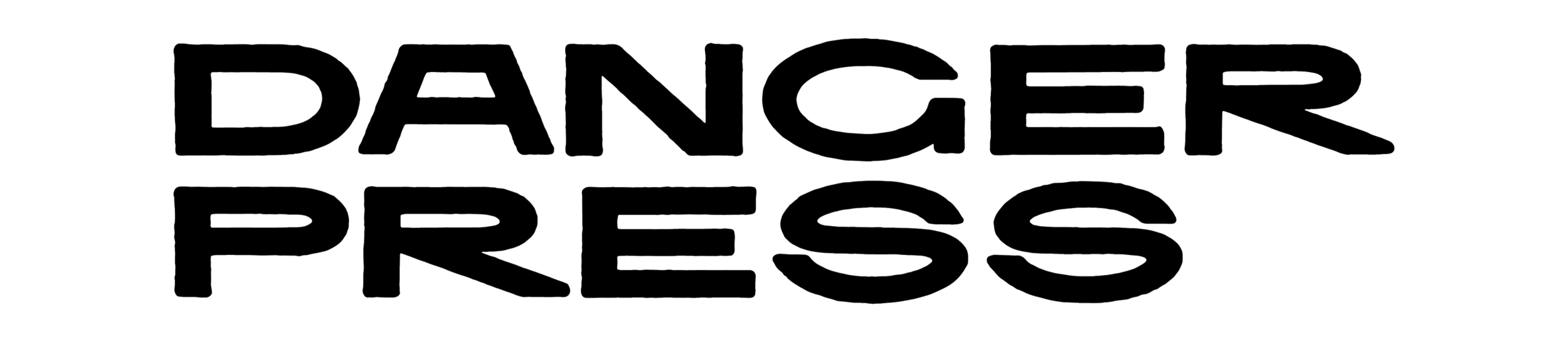 Danger Press Logotype Left Justified Black.png