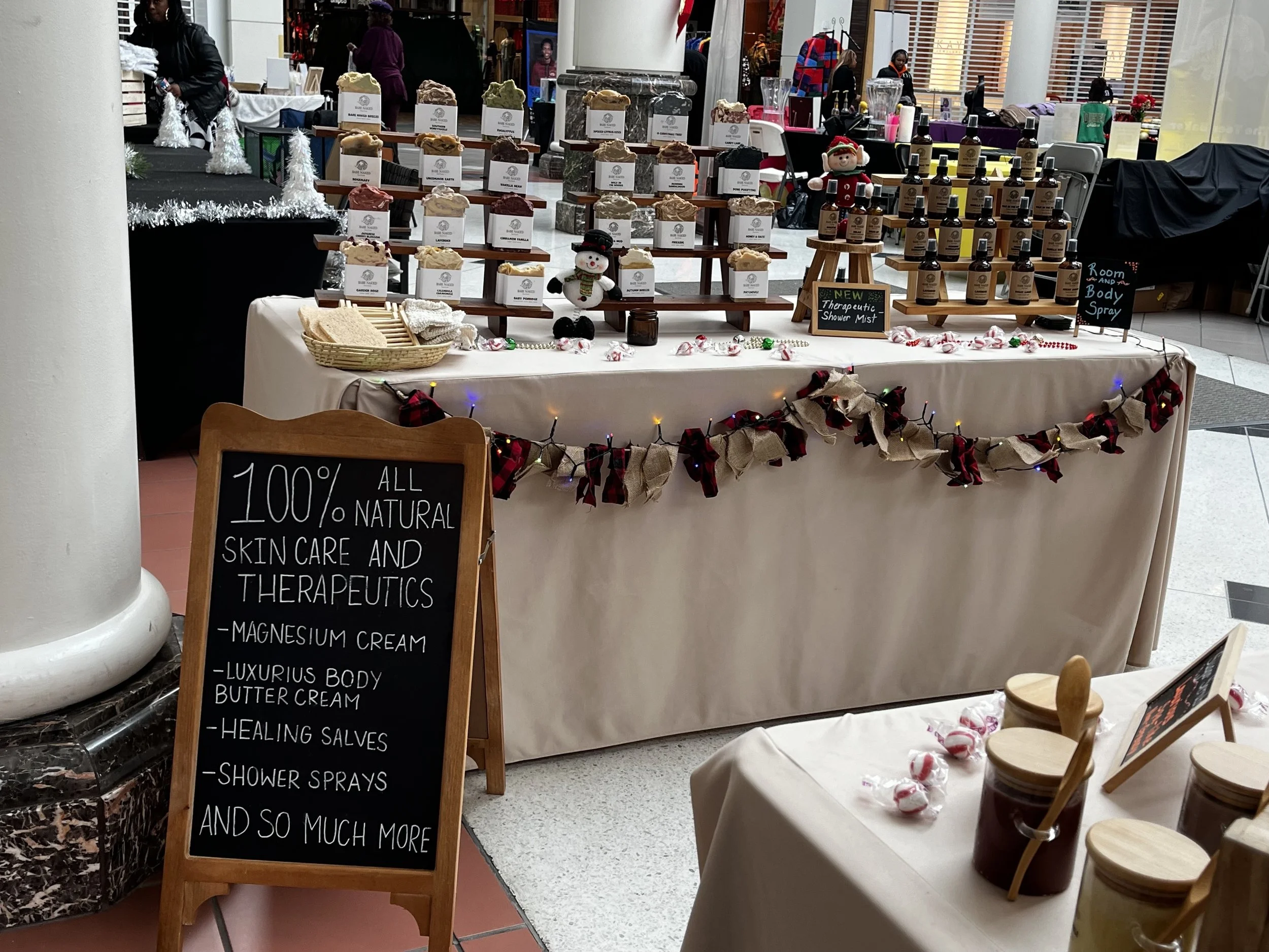 Full Display of soaps and natural body sprays.jpg