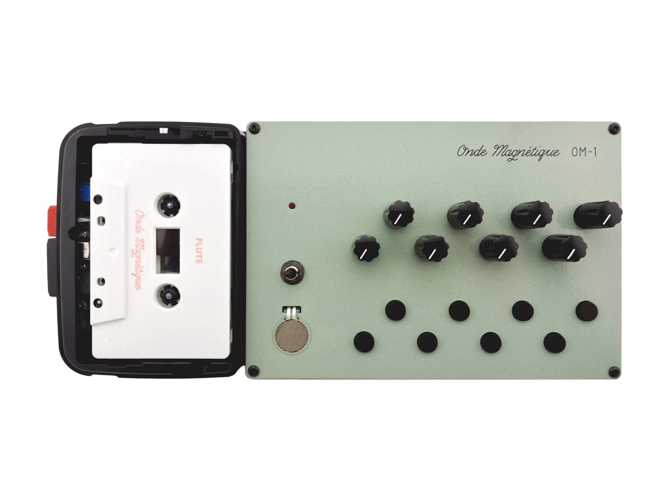 OM-1 Cassette Synth (phone green)