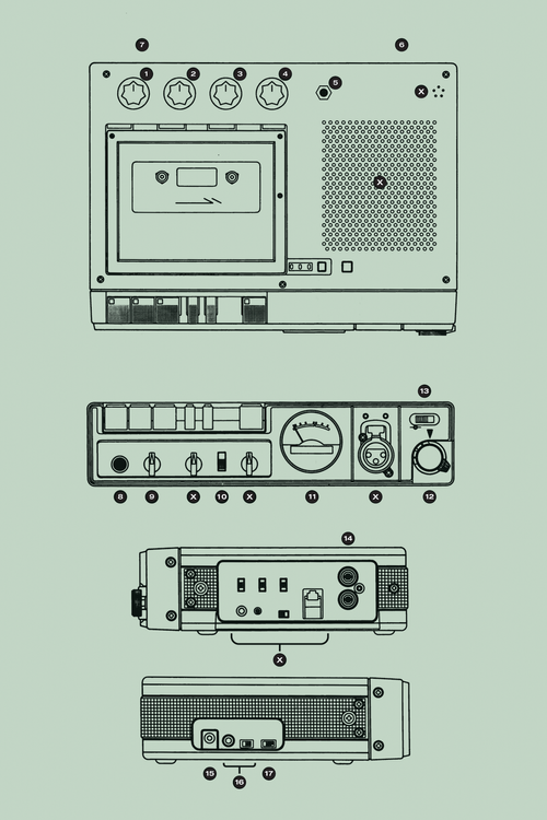Cassette Tape Echo (CONTACT TO ORDER) — Onde Magnétique