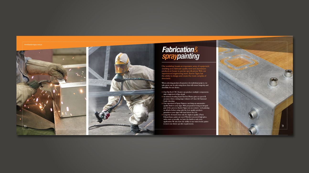 Barrier Signs | Commercial Catalogue (Internal Pages 70-71)