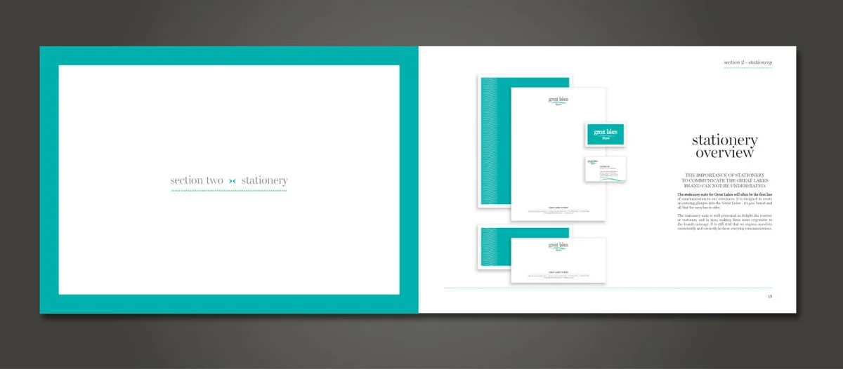 Great Lakes Tourism | Brand Style Guide (Internal Pages 4)