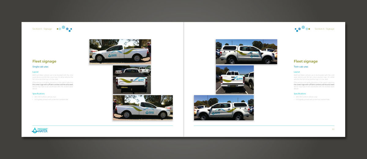 MidCoast Water | Brand Style Guide (Internal Pages 3)