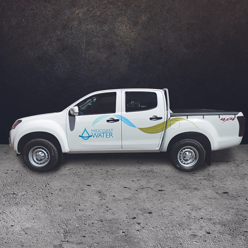 MidCoast Water | Ute Graphics