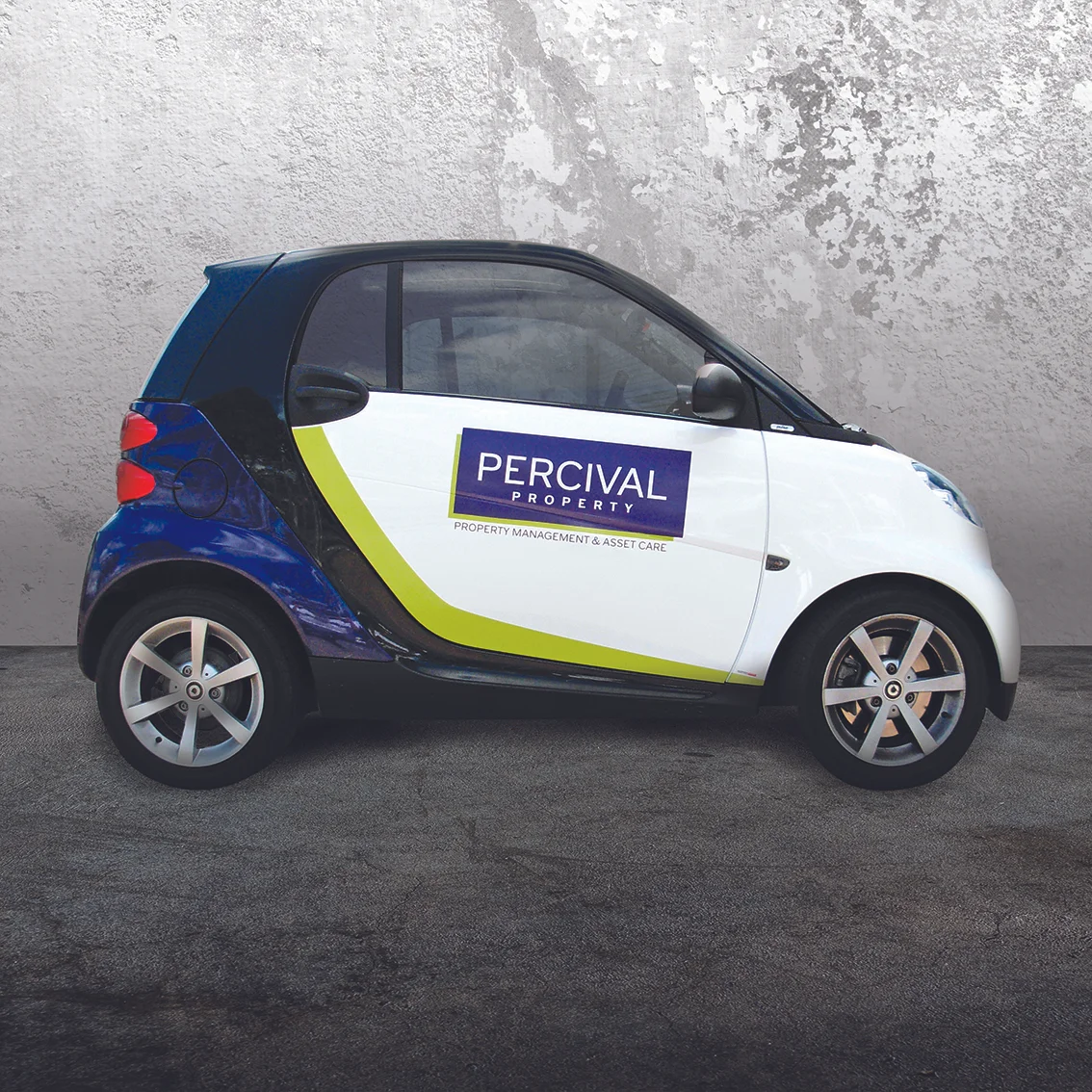Percival Property | Smart Car Vehicle Graphics