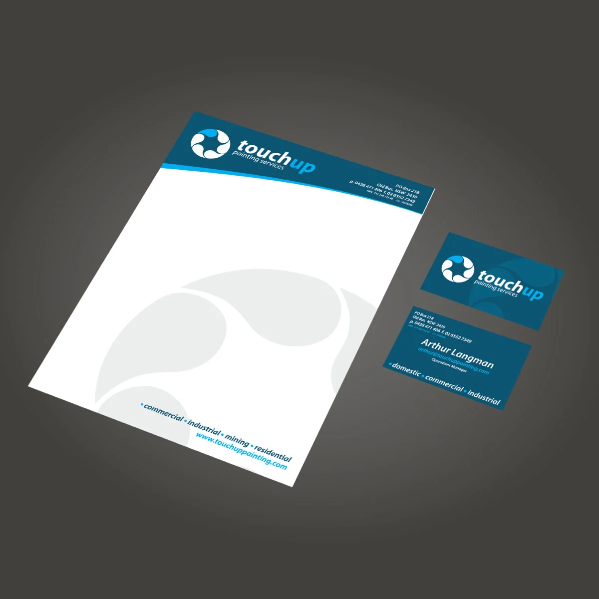 Touch Up Painting Services | Business Stationery