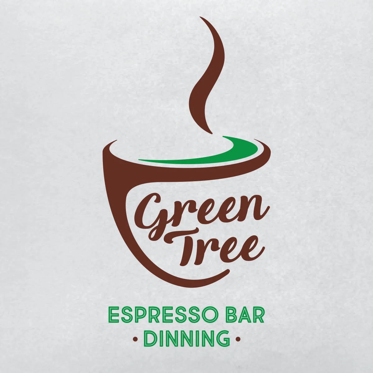 Green Tree Cafe Logo Design