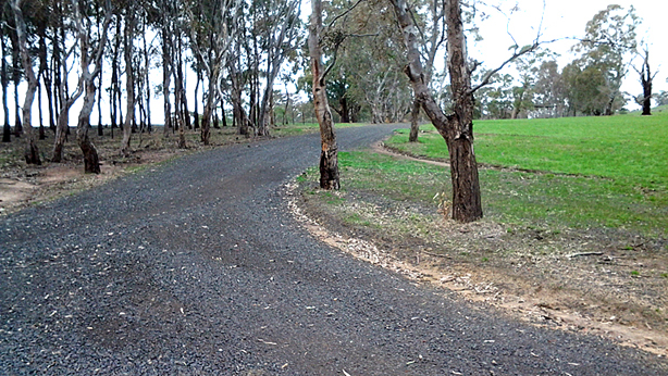 driveway construction, kyneton, macedon ranges