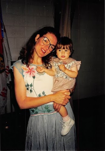 Me and mom.