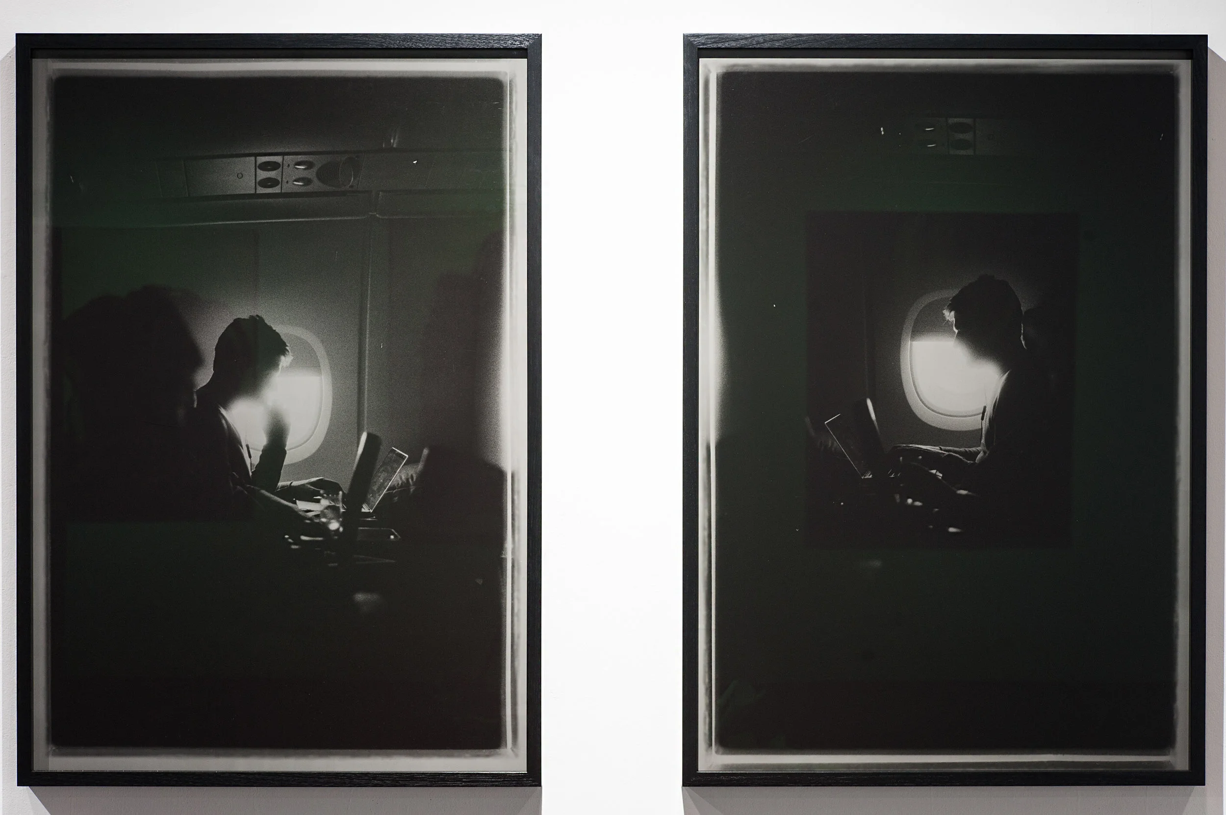 Drift 1 hand printed silver gelatin fogged black and white photograph 121 x 83cm 2015 Drift 2 hand printed silver gelatin fogged black and white photograph 121 x 83cm 2015