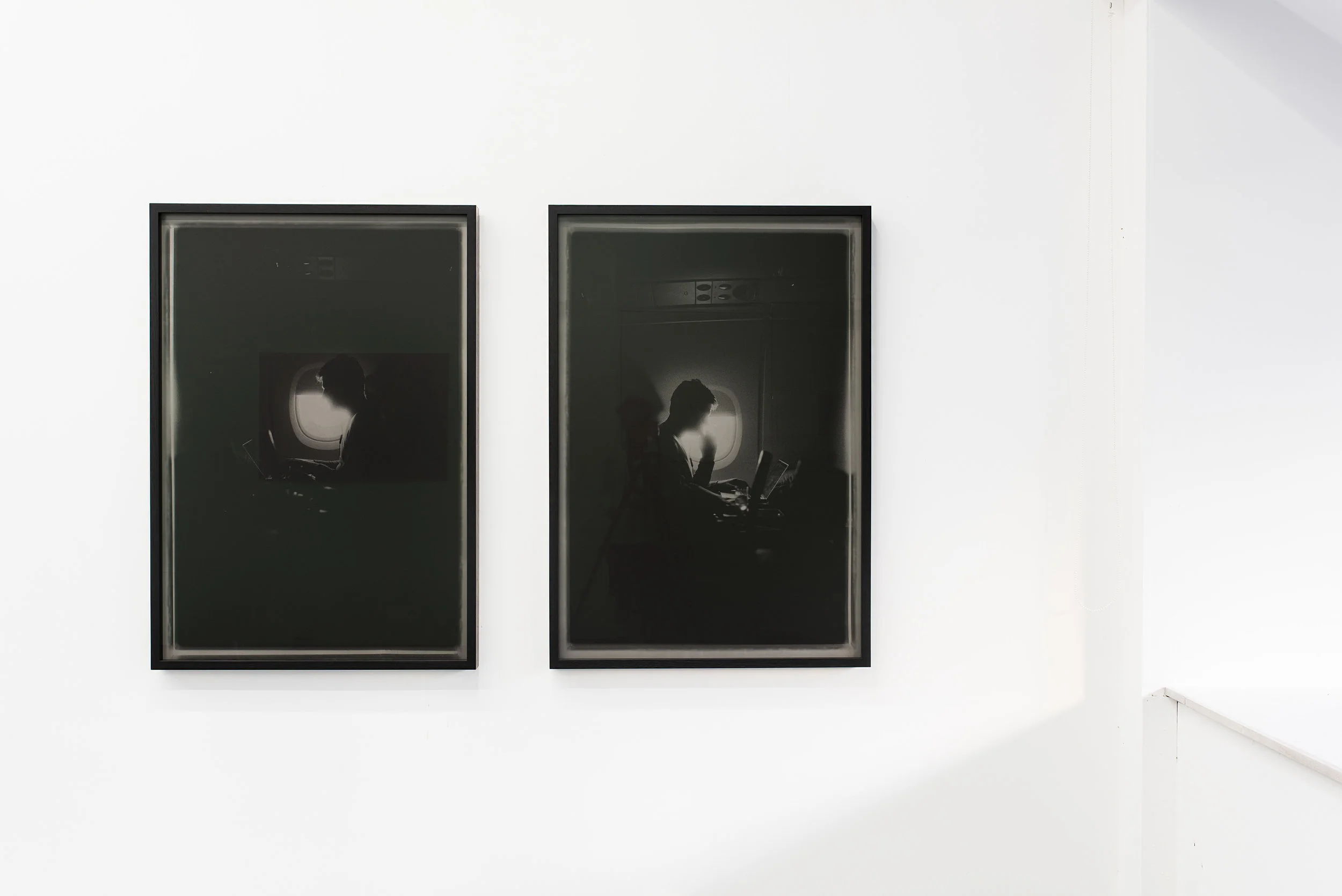 Drift 1 hand printed silver gelatin fogged black and white photograph 121 x 83cm 2015 Drift 2 hand printed silver gelatin fogged black and white photograph 121 x 83cm 2015