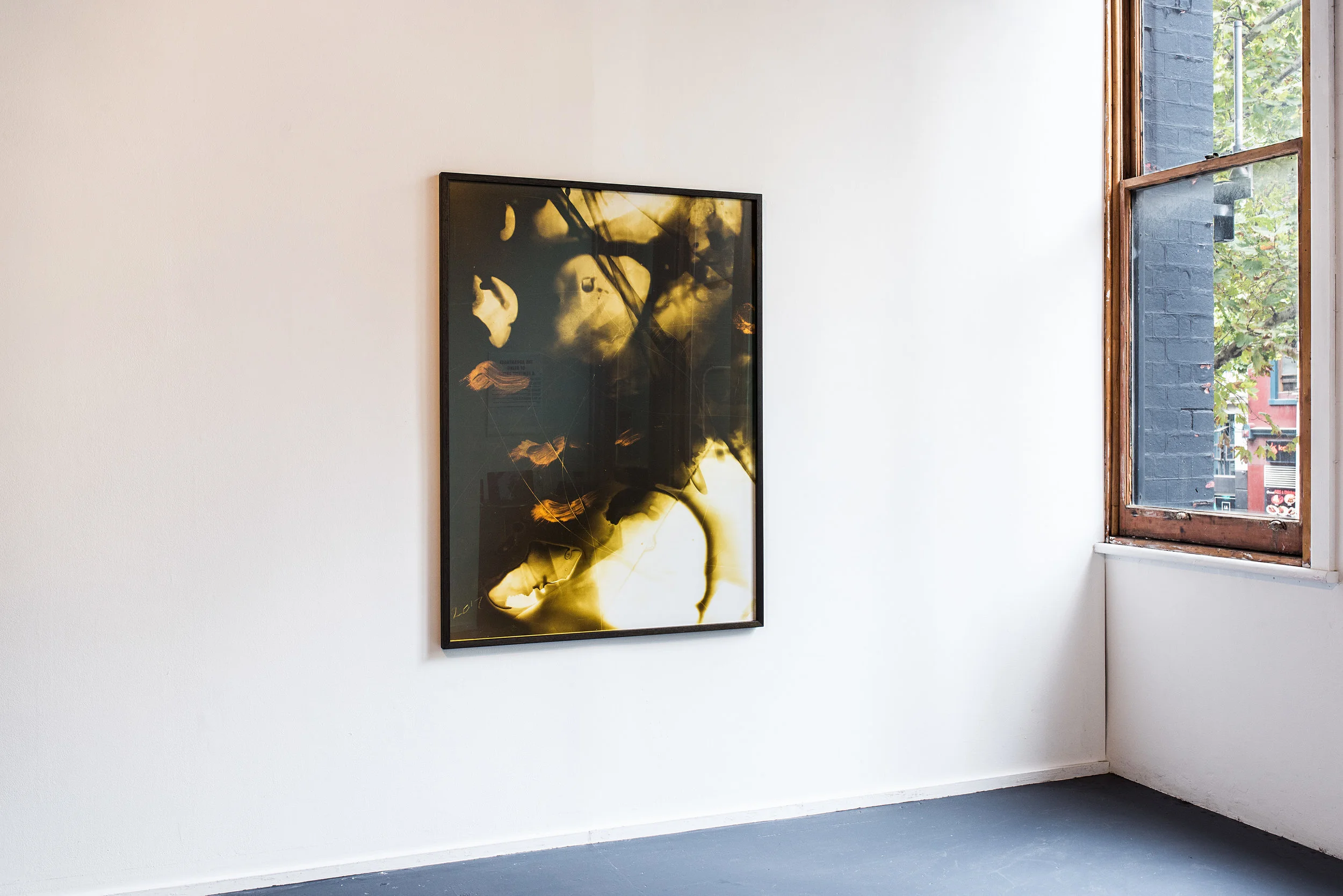 Untitled Radiance Custom framed hand printed c type colour analogue photographic print 140 x 105cm 2017