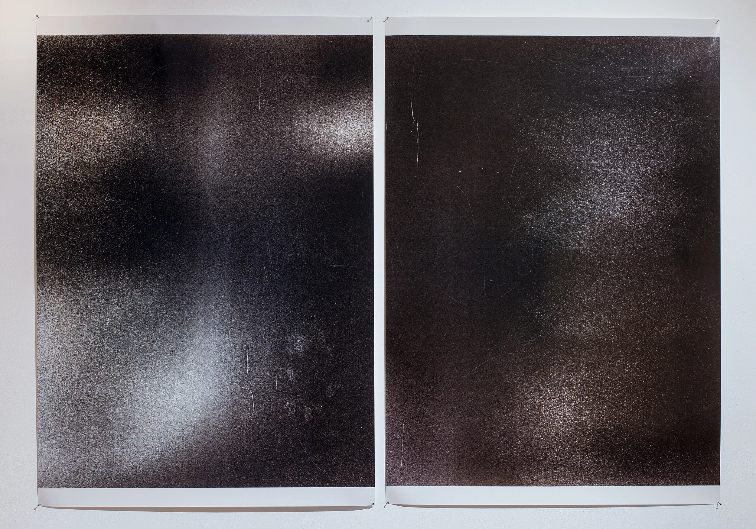 Disintegrated Surface 1 Hand printed c type colour analogue photographic print 137 x 100cm 2018 Disintegrated Surface 2 Hand printed c type colour analogue photographic print 137 x 100cm 2018