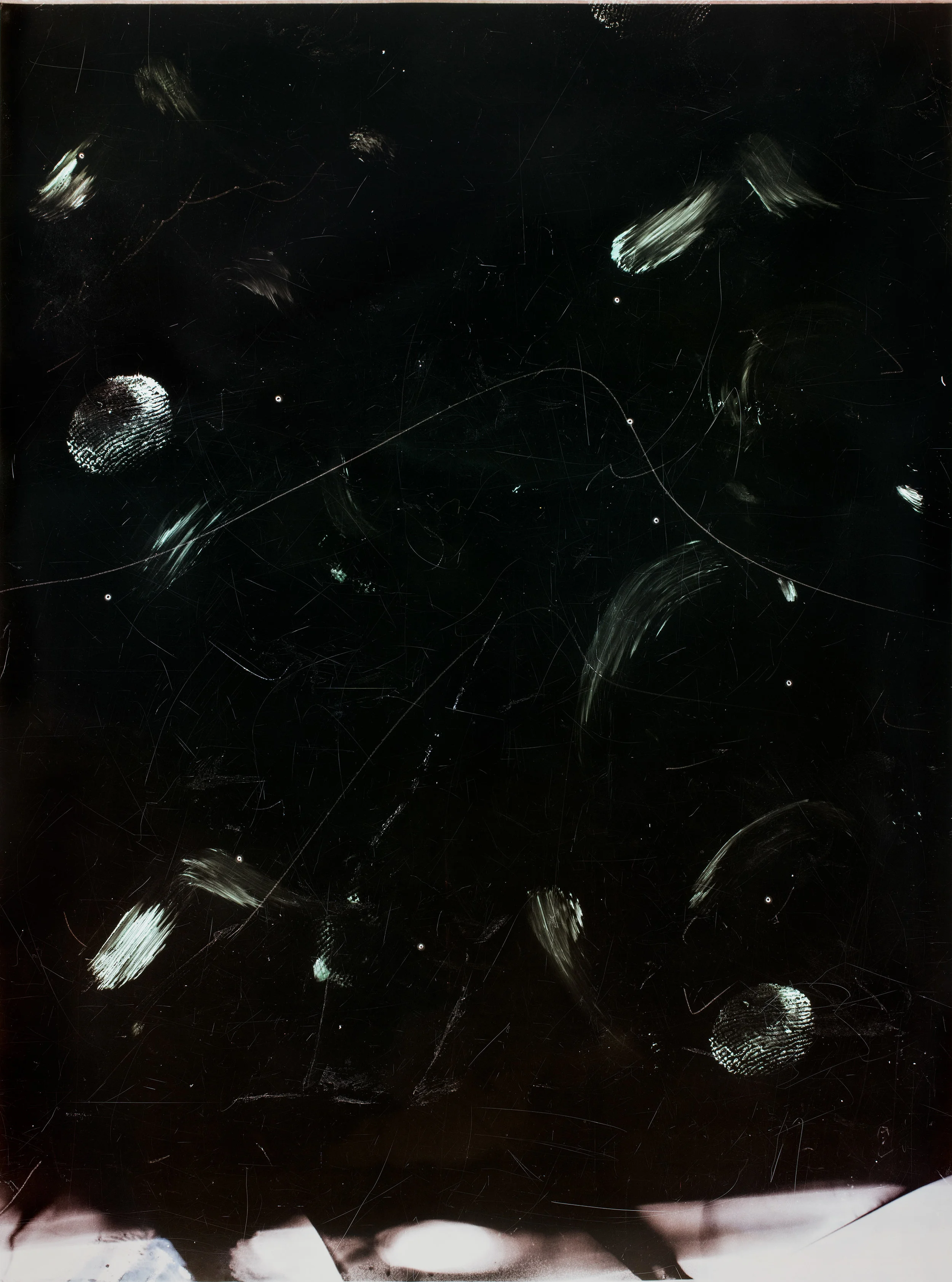 Untitled Blackboard framed hand printed analogue C-type photographic print 127 x 170 cm 2018