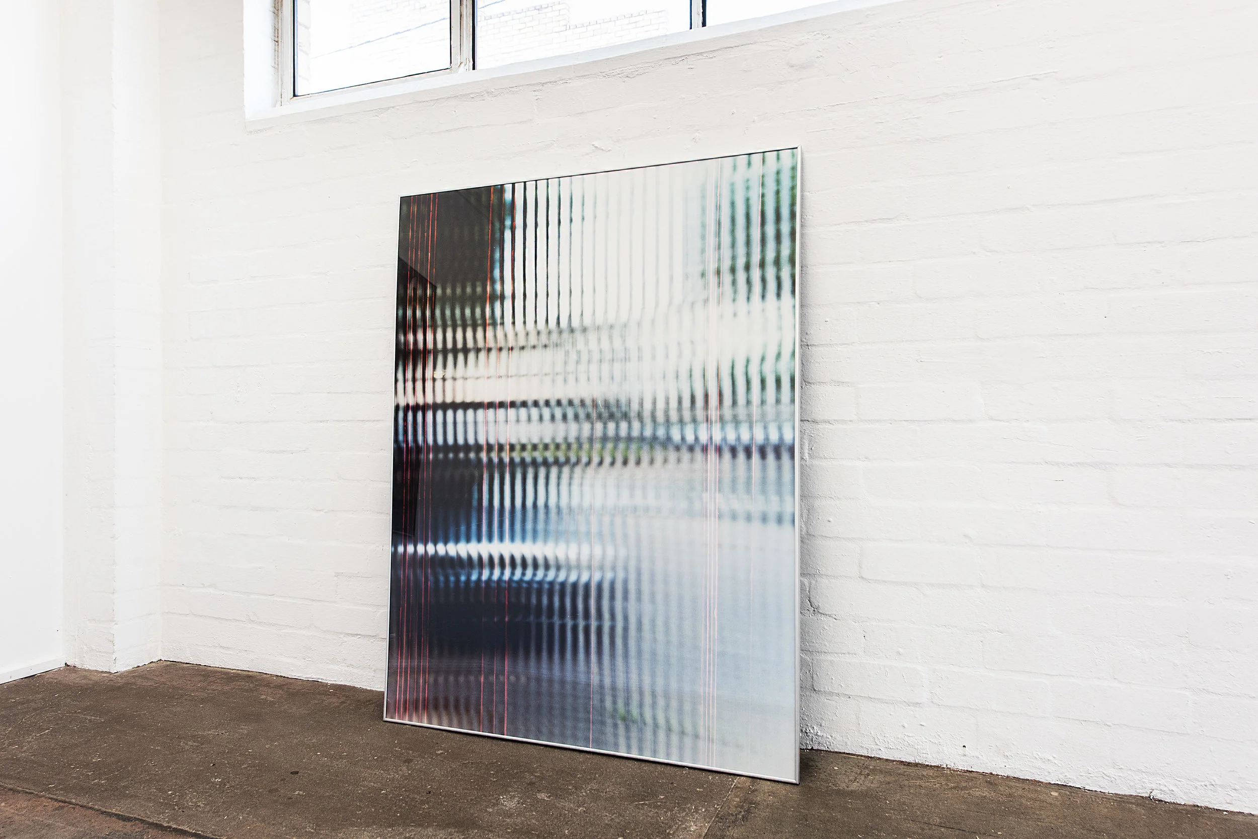 Cryptic Lines hand printed c type colour analogue photographic print 135 x 100cm 2017