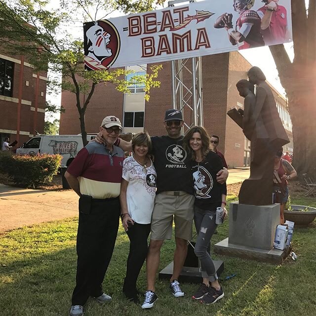 Happy Father&rsquo;s Day to my boy. Thanks for instilling in me a love of sports. And for never being too tired to throw the ball around with me. Ever. Not even once. I love you. (We didn&rsquo;t, BTW. &ldquo;Beat Bama.&rdquo;)