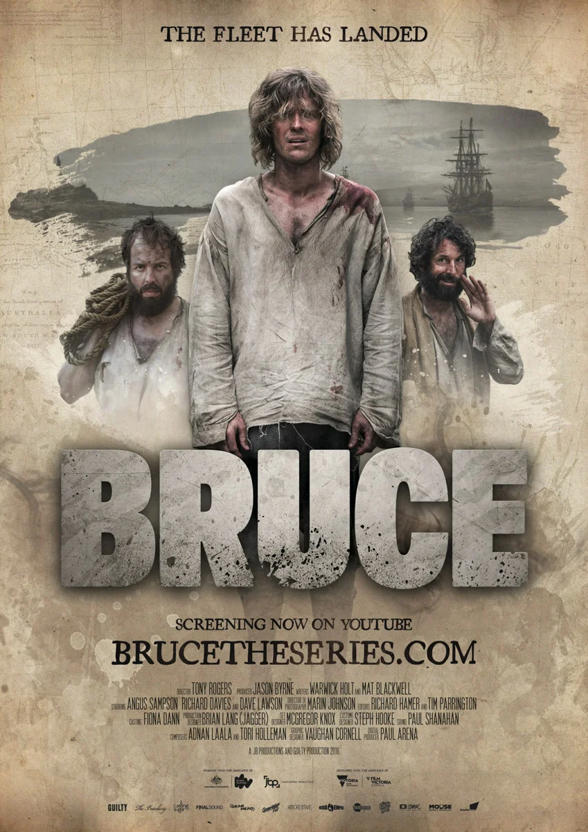 Graphics from www.brucetheseries.com & Bruce Social Media