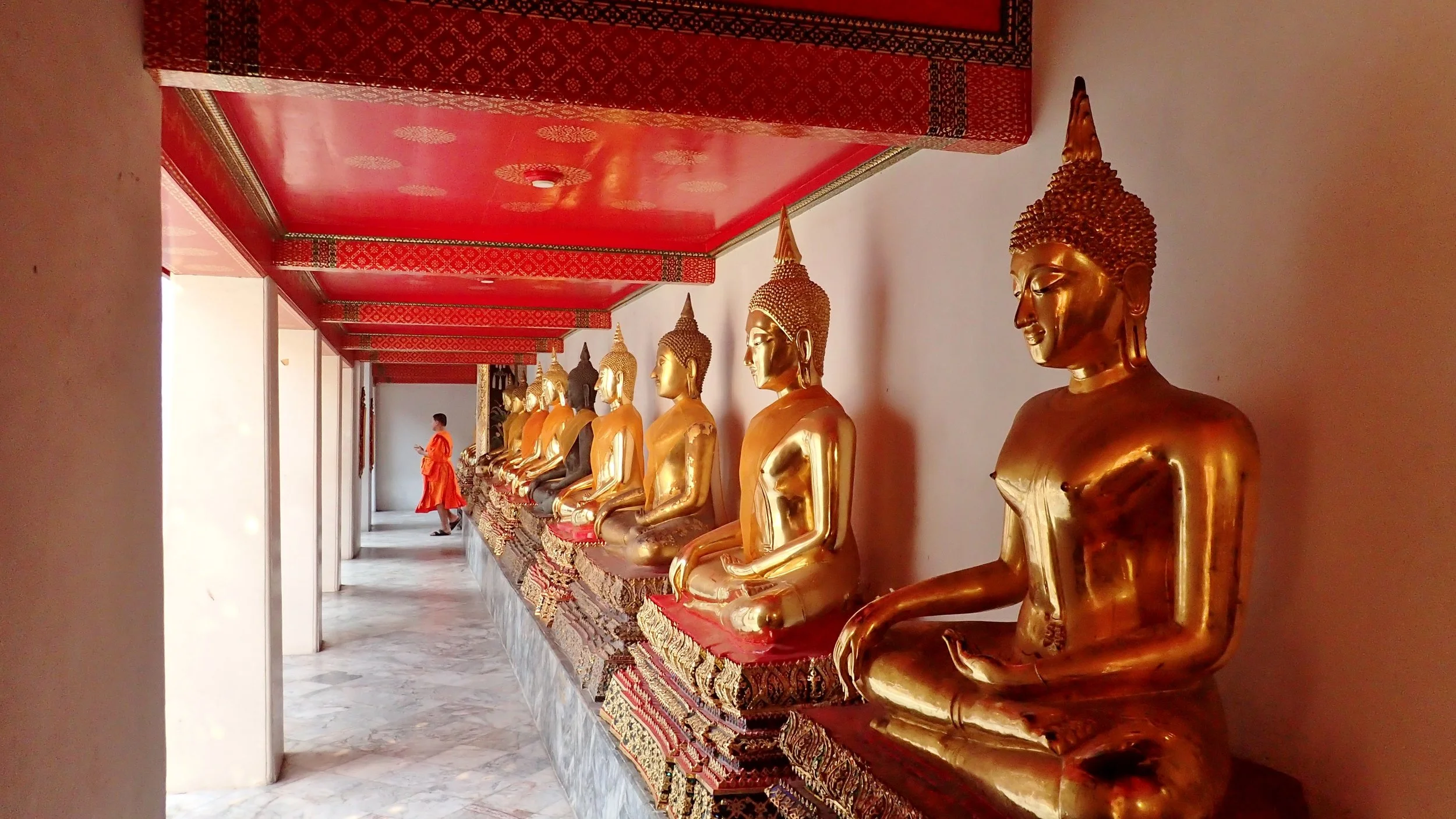 Monk Passing Buddhas