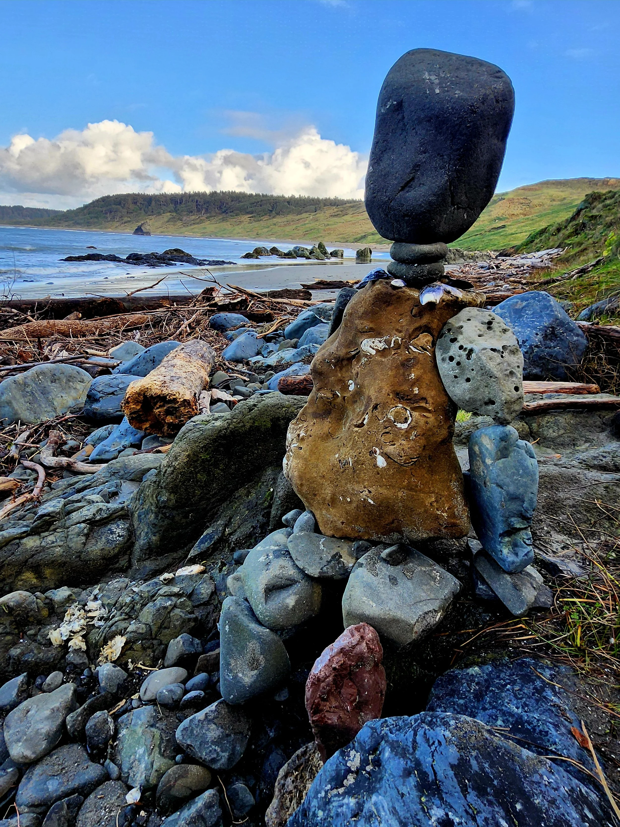 Rock Figure Near Cape Blanco