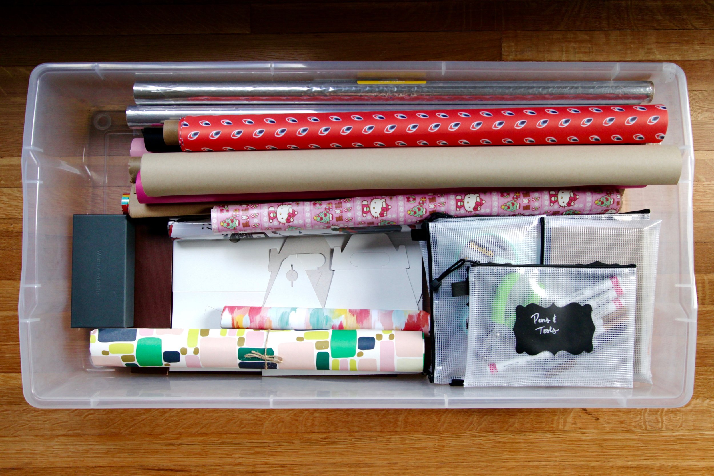Cool Products from My Conference Week: Wrap iT Gift Wrap Organizer - Clever  Girl Organizing