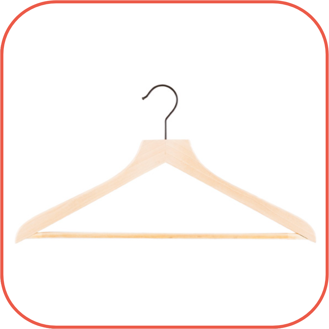 Petite Wooden Shirt Hanger