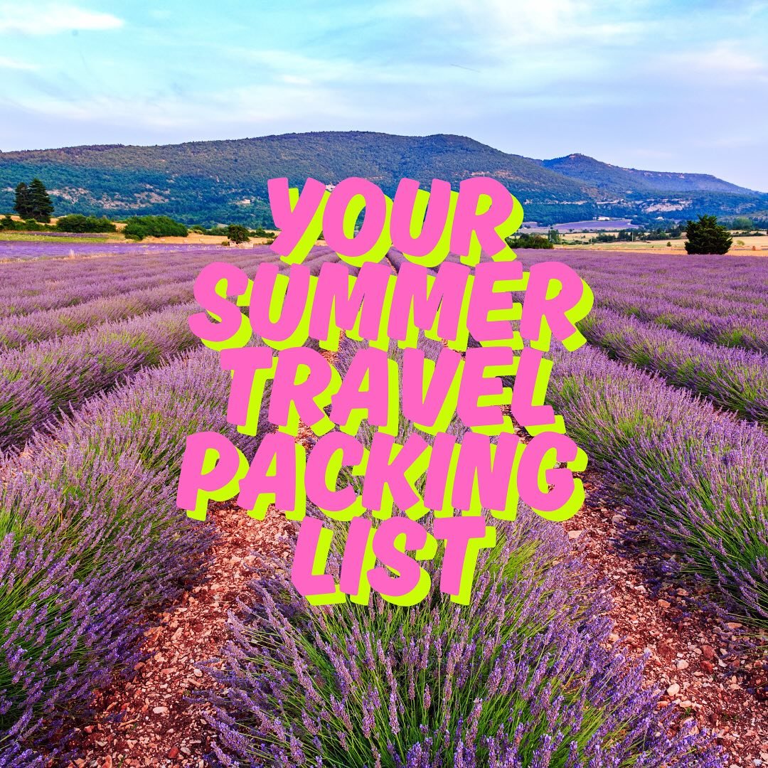 Summer travel season is here, and we made you a packing list so you don&rsquo;t forget anything. 😅 From our forever suitcase to the travel outfit we&rsquo;d wear every day if we could &mdash; it&rsquo;s all in there. Link in bio to read (and shop!) 