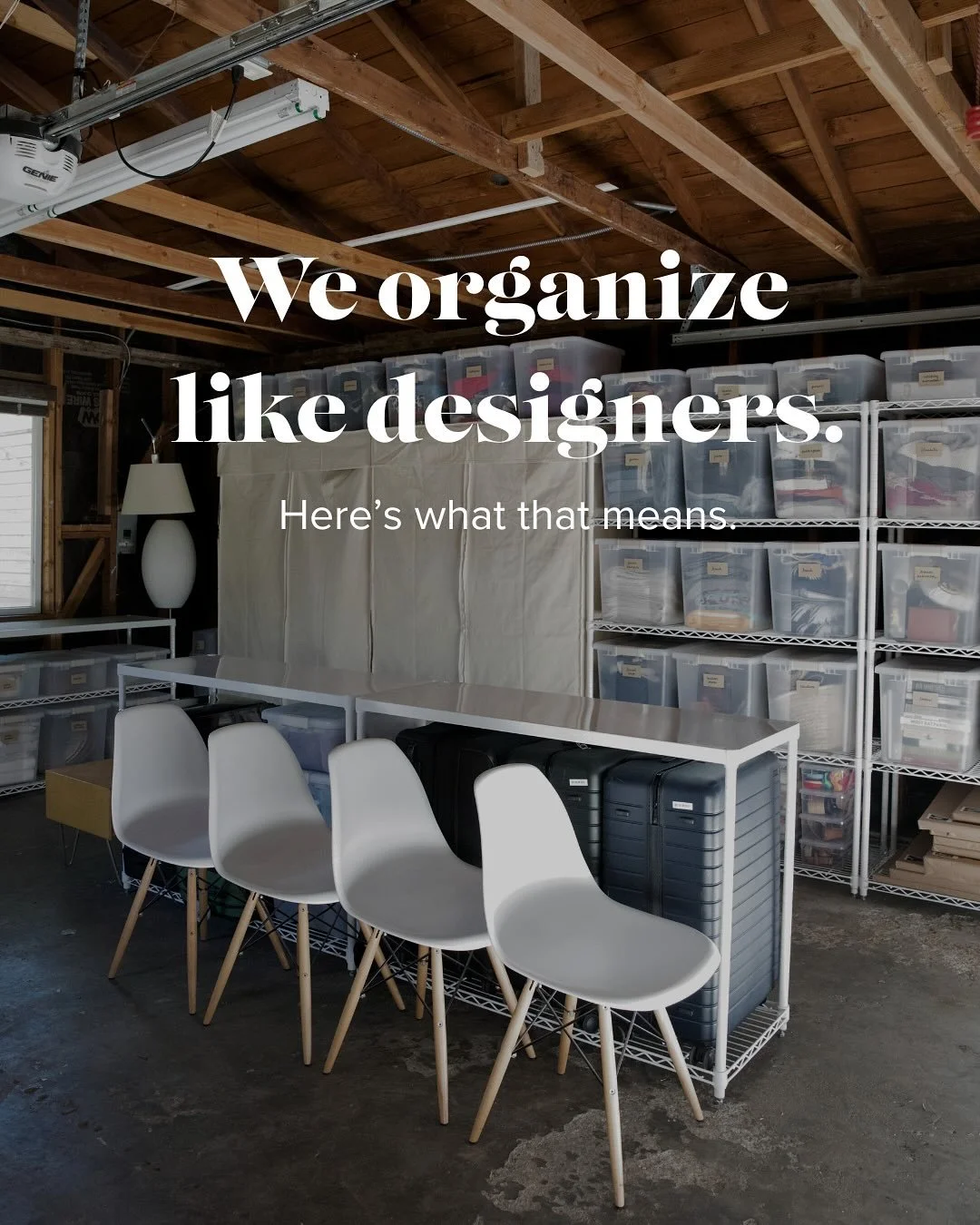 At Space Camp, we approach organizing like design&mdash;with intention, creativity, and a deep respect for how a space makes you feel. ✨

When we worked on this garage years ago, our client was overwhelmed. The space felt stressful, chaotic and under