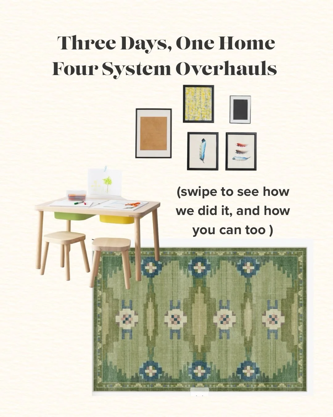 This lovely young family came to us with a few spaces in mind that they wanted to organize, but overall what they needed was help addressing the flow and use of each space in their home. Together we decided to combine two offices into one, give them 