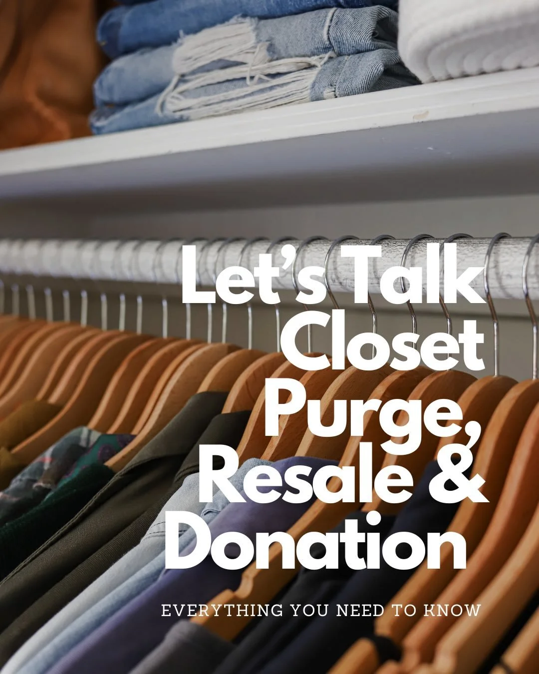 Closet purge rule: every piece can be sorted into these four categories.

Designer.
On-trend brand names.
Vintage.
Donation.

Learn more about our process and see our insider recs for the best spots to sell and donate clothes in LA at the link in our