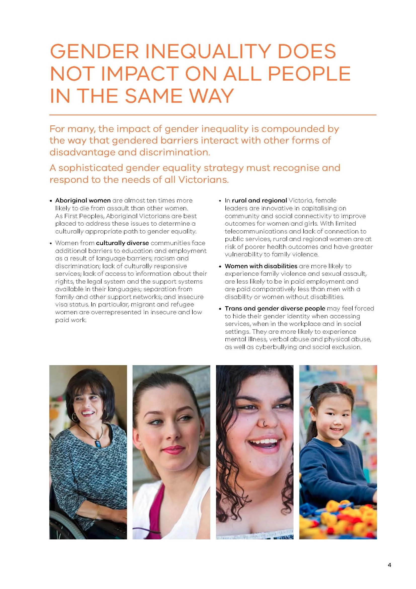  SAFE AND STRONGA VICTORIANGENDER EQUALITYSTRATEGY 